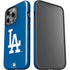 MLB Los Angeles Dodgers - Solid Distressed iPhone 15 Pro Impact Case